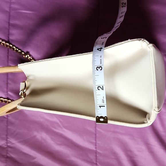 Fashion LD women's cross body/hand bag with wooden handle - Picture 10 of 12